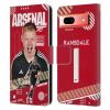 Head Case Designs Officially Licensed Arsenal FC Aaron Ramsdale 2023/24 First Team Leather Wallet Case Compatible with Google Pixel 7a view 1