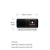 BenQ X500i True 4K UHD HDR 4LED 2200 Lumens Short Throw Console Gaming Projector 4ms Response Time Auto Game Mode Xbox, PS5, Switch Supports eARC and S/PDF | FPS Crosshair | 5Wx2 Speaker view 3