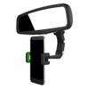 BoxWave Car Mount Compatible with Honor Magic Vs Ultimate - Rearview Mirror Car Mount, Rear View Mirror Adjustable GPS Car Mount - Jet Black view 3