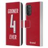 Head Case Designs Officially Licensed Arsenal FC Forever Gunners Leather Wallet Case Compatible with Motorola Moto G82 5G view 1