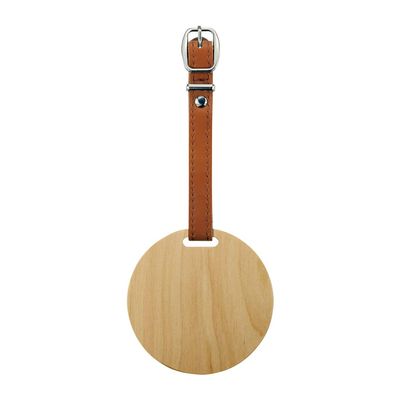 LITE Z-208 (030) Wood Name Plate Round Birch