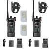 Wurui TXQ 6500 LTE 4G+UHF Analog Global-ptt walkie Talkie Phone Call Long Range Distance Adult Professional Police Two Way Radio Company Work (2pcs5288withSIMGPS) view 1