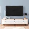 kwmobile Dust Cover for 24" TV - Linen TV Display Protector - Black view 3
