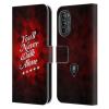 Head Case Designs Officially Licensed Liverpool Football Club Grey Pixel YNWA Cursive Liver Bird YNWA Leather Book Wallet Case Cover Compatible with Motorola Moto G82 5G view 1