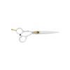 Sensei Shears Gsc 5.5" Left Handed Golden Leaf Spring Tension Crane Shear view 1