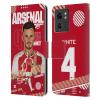 Head Case Designs Officially Licensed Arsenal FC Ben White 2023/24 First Team Leather Wallet Case Compatible with Motorola Moto Edge 40/Edge (2023) view 1
