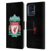 Head Case Designs Officially Licensed Liverpool Football Club Black 1 Crest 1 Leather Book Wallet Case Cover Compatible with Motorola Moto Edge 40 Pro view 1