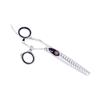 Sensei Shears Swivl 6" 14Tooth Left Hand Pointcut Texture Leaf Spring Shear view 1