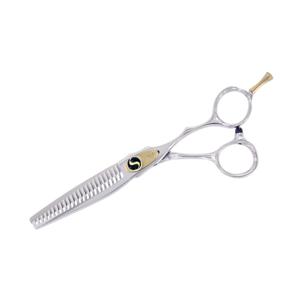 Sensei Shears Gsc 6"Golden Crane 23Tooth No Line Blending Leaf Spring Shear