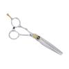 Sensei Shears Gsc 6" Left Hand Golden Crane 23 Tooth No Line Blending Shear view 1