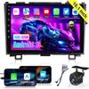 4GB+32GB Android 13 Car Stereo Radio Upgrade for Honda CRV 2007-2011,9.2 Inch Touch Screen Car Radio with Wireless Carplay Android Auto,WiFi,GPS,FM/RDS, 48EQ Radio SWC+1080P Rear Camera view 1