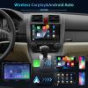 4GB+32GB Android 13 Car Stereo Radio Upgrade for Honda CRV 2007-2011,9.2 Inch Touch Screen Car Radio with Wireless Carplay Android Auto,WiFi,GPS,FM/RDS, 48EQ Radio SWC+1080P Rear Camera view 3