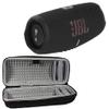 JBL Charge 5 - Portable Bluetooth Speaker with Hardshell CCI Case - Black (Renewed) view 1