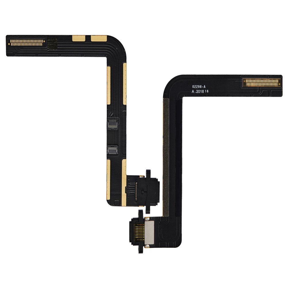 Best Shopper - Replacement Charging Port Flex Cable Compatible with iPad 7 (2019) / iPad 8 (2020) / iPad 9 (2021) (Premium) (Black)