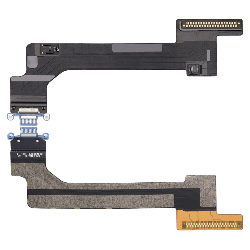 Best Shopper - Replacement Charging Port Flex Cable Compatible with iPad 10 (2022) (4G Version) (Premium) (Blue)