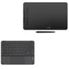 BoxWave Keyboard Compatible with XP-Pen 01 V2 - SlimKeys Bluetooth Keyboard with Trackpad, Portable Slim TouchPad - Jet Black view 1