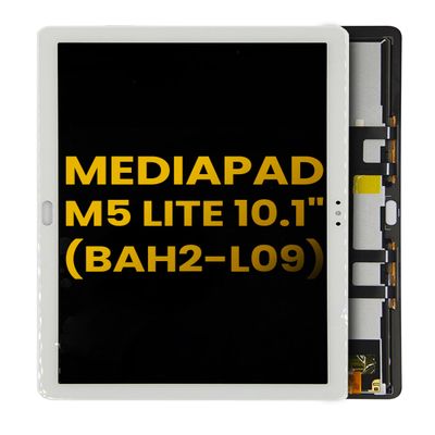 Best Shopper - Replacement LCD Assembly Without Frame Compatible with Huawei MediaPad M5 Lite 10.1" (BAH2-L09) (Refurbished) (White)