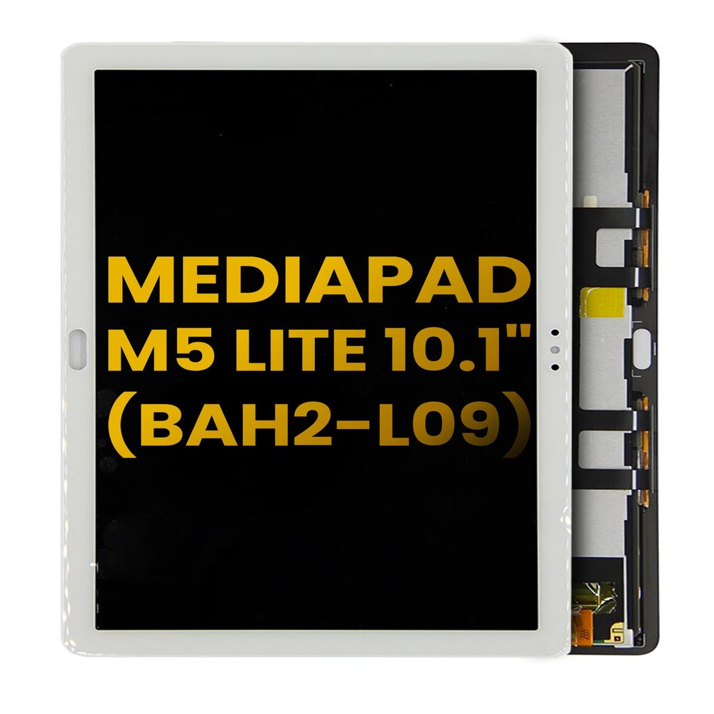 Best Shopper - Replacement LCD Assembly Without Frame Compatible with Huawei MediaPad M5 Lite 10.1" (BAH2-L09) (Refurbished) (White)