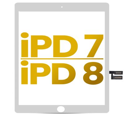 Best Shopper - Replacement Digitizer Compatible with iPad 7 (2019) / iPad 8 (2020) (Premium) (White)