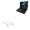 BoxWave Stand and Mount Compatible with Slimbook Titan (15.6 in) - Pocket Aluminum Stand 3-in-1, Portable Multi Angle Viewing Riser - Metallic Silver view 1
