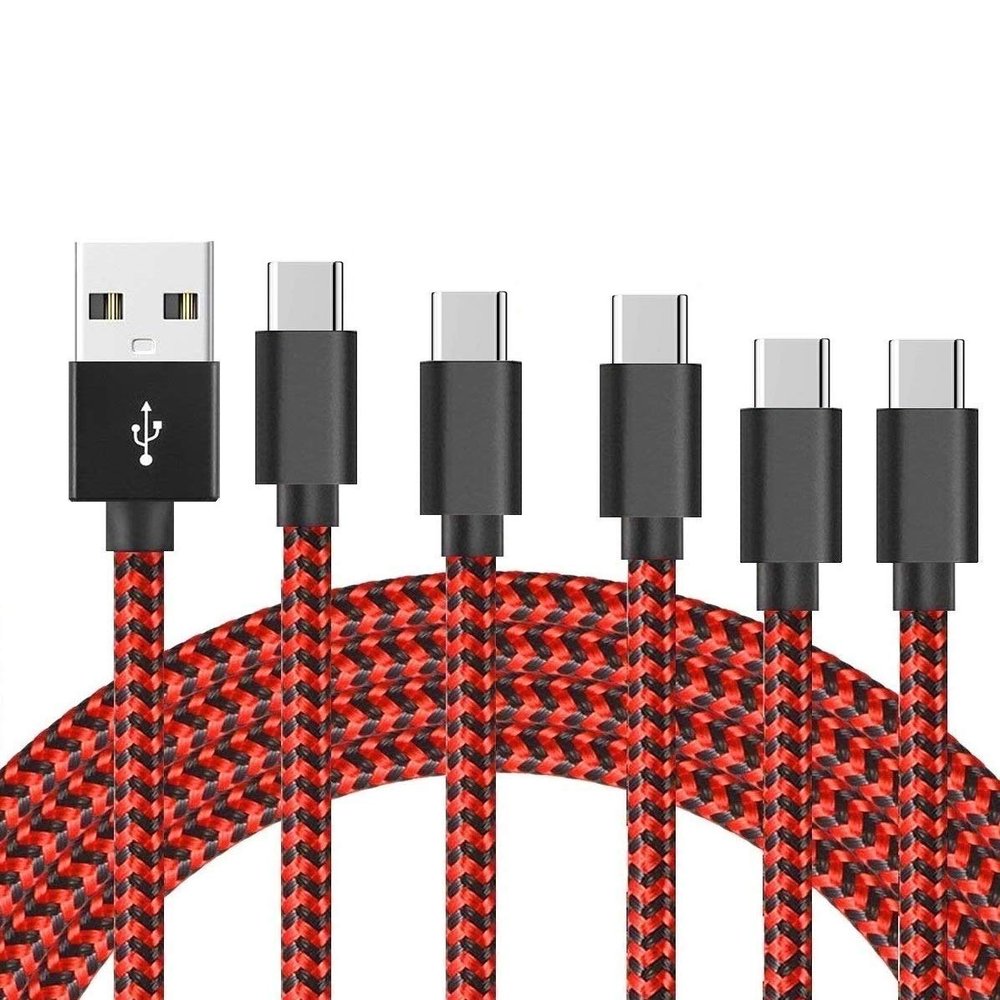 FWCLO Type C Cable 5Pack 3/3/6/6/10FT PS5 Controller Charger Cord for 2021 & Newer Kindle Paperwhite, Signature Ed, Paperwhite Kids 11th Gen & Newer,Xbox Series X/S Controller PS5 Charging Cable