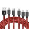 FWCLO Type C Cable 5Pack 3/3/6/6/10FT PS5 Controller Charger Cord for 2021 & Newer Kindle Paperwhite, Signature Ed, Paperwhite Kids 11th Gen & Newer,Xbox Series X/S Controller PS5 Charging Cable view 1