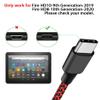 FWCLO Type C Cable 5Pack 3/3/6/6/10FT PS5 Controller Charger Cord for 2021 & Newer Kindle Paperwhite, Signature Ed, Paperwhite Kids 11th Gen & Newer,Xbox Series X/S Controller PS5 Charging Cable view 2
