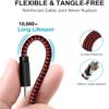 FWCLO Type C Cable 5Pack 3/3/6/6/10FT PS5 Controller Charger Cord for 2021 & Newer Kindle Paperwhite, Signature Ed, Paperwhite Kids 11th Gen & Newer,Xbox Series X/S Controller PS5 Charging Cable view 4