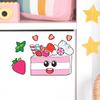 15 Sheets Make Your Own Cake Stickers for Girls Kids Boys Toddlers Create Face Sticker Set Large Print Decal Pack Custom Waterproof Vinyl Decals Birthday Gifts Decoration Supplies view 4