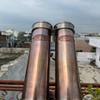 Mary Nautical  62" Floor-Standing Admirals Antique Brass Binoculars | Fully Functional Nautical Decor with Wooden Tripod view 2
