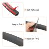 uxcell D20 3.3ft Floor Cord Cover, PVC Cord Cover Floor, Wire Cover for Extension Cords, Protect Wires & Prevent Cable Trips, Hole Width: 0.31", Black view 3