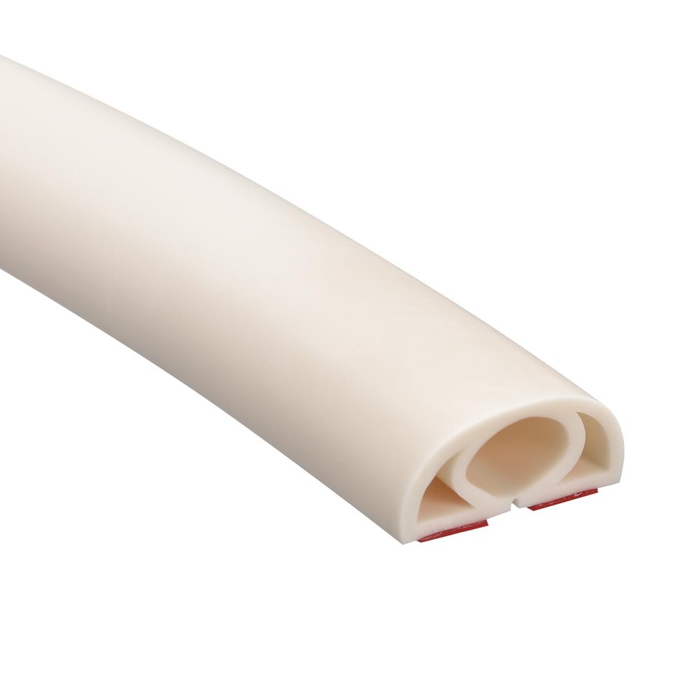 uxcell D25 3.3ft Floor Cord Cover, PVC Cord Cover Floor, Wire Cover for Extension Cords, Protect Wires & Prevent Cable Trips, Hole Width: 0.39", Beige