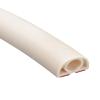 uxcell D25 3.3ft Floor Cord Cover, PVC Cord Cover Floor, Wire Cover for Extension Cords, Protect Wires & Prevent Cable Trips, Hole Width: 0.39", Beige view 1