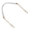 Mikikit Delicate Leather Strap Chain for Handbags Tote Stylish Weaving Strap Lightweight and Easy to Install Material view 1
