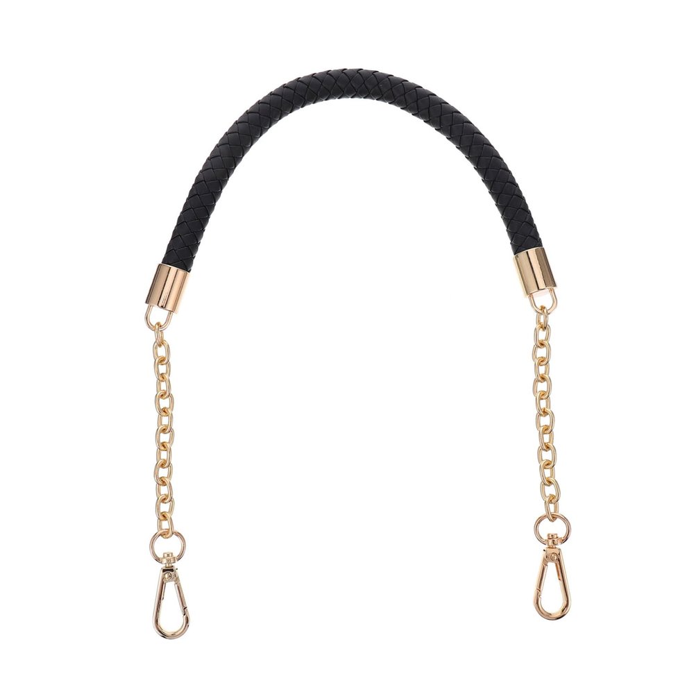 Mikikit Leather Bag Strap Chain Stylish Strap for Bags and Lightweight and Easy Installation