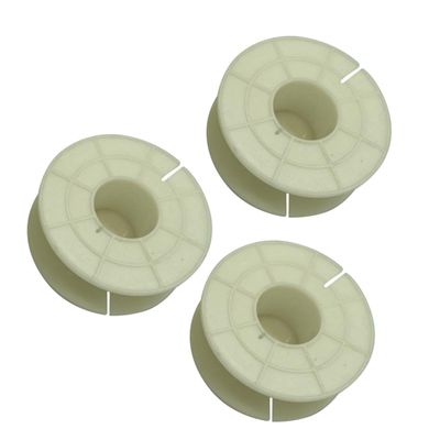 Mikikit 3pcs Copper Wire Divider Speaker Copper Wire Spool Audio Cable Storage Cord Carrier Cord Storage Cord Reel Wire Carrier Audio Wire Storage Electrical Cord Splitter Portable Plastic