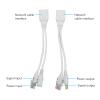 12V POE Splitter Adapter with Design, Strong Compatibility, and Easy Installation for IP Camera, Plug and Play (White) view 4