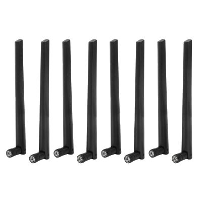 EBTOOLS 8Pcs AC Dual Band Antennas, 2.4G&5G 5dBi Computer Networking Antenna, RP SMA Interface, Used for LAN and Router Adapter