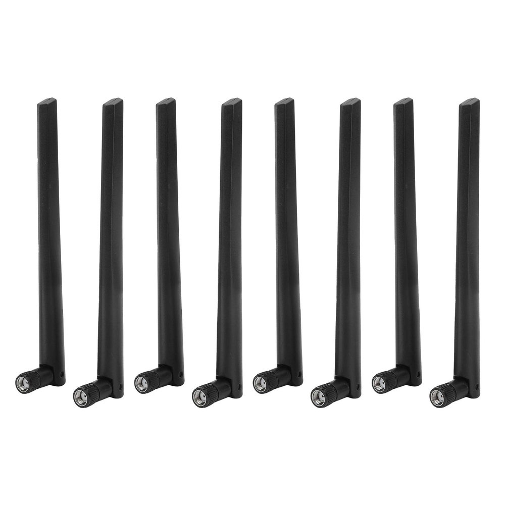EBTOOLS 8Pcs AC Dual Band Antennas, 2.4G&5G 5dBi Computer Networking Antenna, RP SMA Interface, Used for LAN and Router Adapter