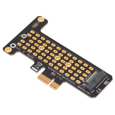 Acogedor NVME M.2 to PCIE X1 Riser Card Full Height Baffle NVME PCIE Adapter Support PCI Express 3.0/PCIE4.0 2230/2242/2260/2280 M.2 NVME SSD for Win,OS X, for Desktop