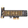Acogedor NVME M.2 to PCIE X1 Riser Card Full Height Baffle NVME PCIE Adapter Support PCI Express 3.0/PCIE4.0 2230/2242/2260/2280 M.2 NVME SSD for Win,OS X, for Desktop view 2