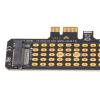 Acogedor NVME M.2 to PCIE X1 Riser Card Full Height Baffle NVME PCIE Adapter Support PCI Express 3.0/PCIE4.0 2230/2242/2260/2280 M.2 NVME SSD for Win,OS X, for Desktop view 4