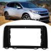 10.1in 2-DIN Radio Mount Fascia Frame Trim Black for CRV 2017 view 3