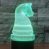 Jinnwell 3D Chess Night Light Lamp Illusion 7 Color Changing Touch Switch Table Desk Decoration Lamps Led Christmas Gift with Acrylic Flat ABS Base USB Cable Toy view 4