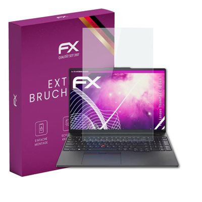 atFoliX Plastic Glass Protective Film compatible with Lenovo ThinkPad E16 Gen 1, 9H Hybrid-Glass FX Screen Protector