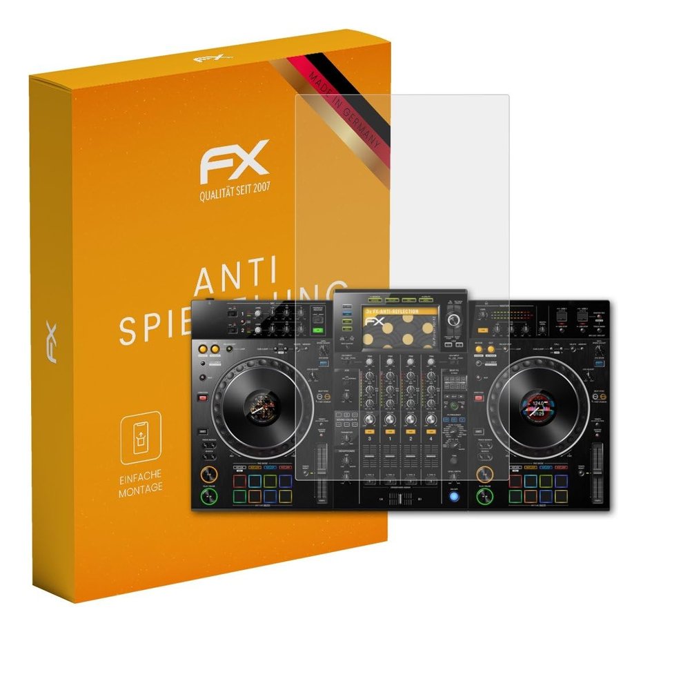atFoliX Screen Protector compatible with Pioneer XDJ-XZ Screen Protection Film, anti-reflective and shock-absorbing FX Protector Film (3X)