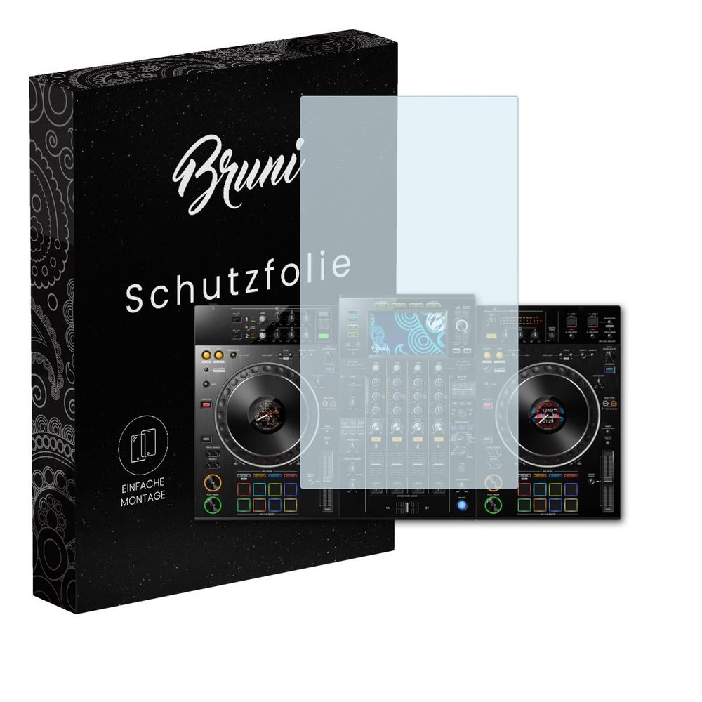 Bruni Screen Protector compatible with Pioneer XDJ-XZ Protector Film, crystal clear Protective Film (2X)
