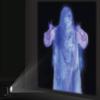 F bric Re r Projection Screen, Virtu l H lloween nd Christm s Window Videos Suit ble for Movie Projectors P rty Entert inment 5.91  3.94ft(White) view 3