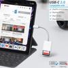 (Apple MFi Certified) iPhone 17 SD Card Reader, esbeecables USB C to SD Card Reader Trail Camera Viewer SD Memory Card Reader Adapter Plug and Play for iPhone 17/Air, 16/15 Plus 16/15Pro iPad, MacBook view 4