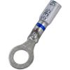 Auveco # 22962 Crystal Clear Seal Ring Terminals - 16-14 Awg 5/16" Stud. Qty 15. view 1